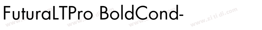 FuturaLTPro BoldCond字体转换